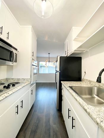 Modern kitchen with elevated features